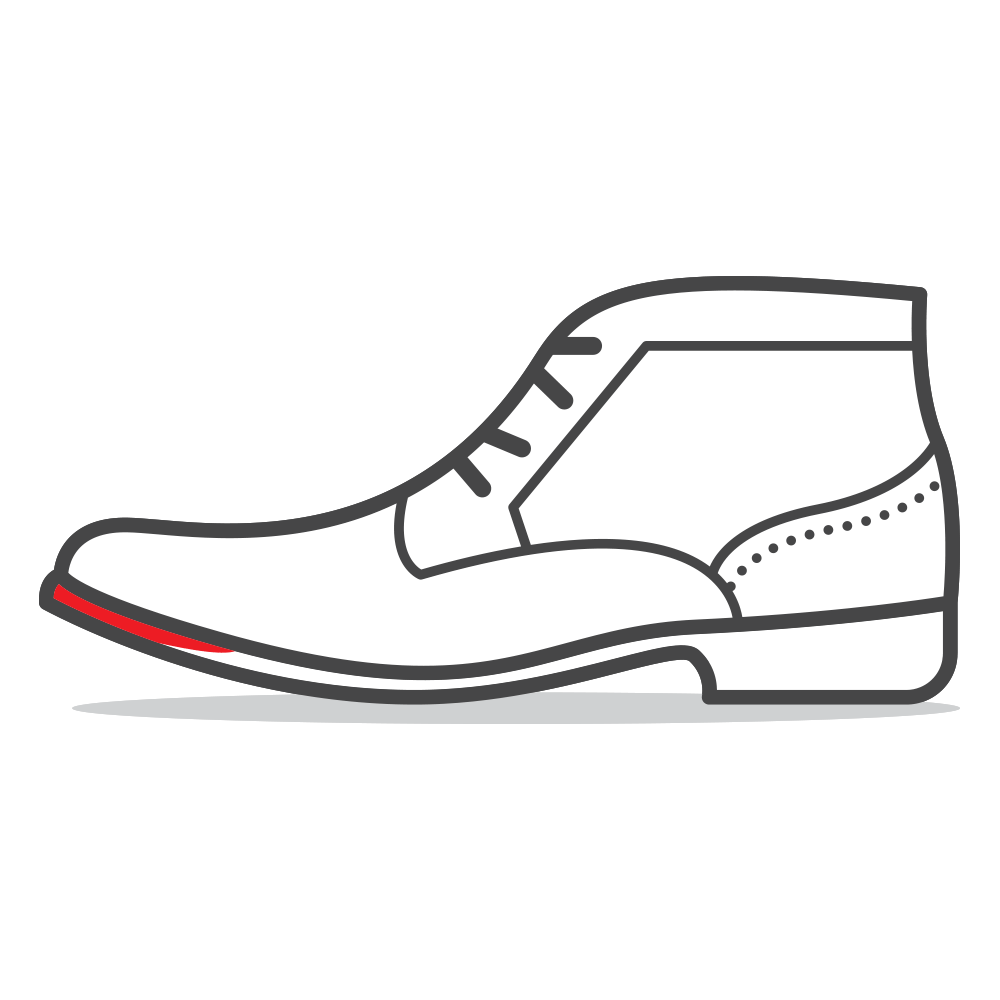 Mens Shoes Toe Piece Replacement
