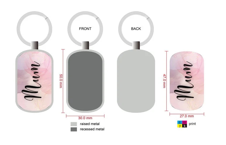 Mum Keyring