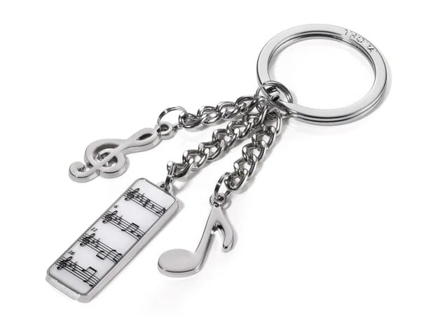 Troika Symphony Music Themed Keyring