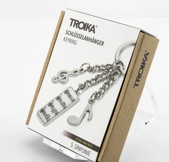 Troika Symphony Music Themed Keyring