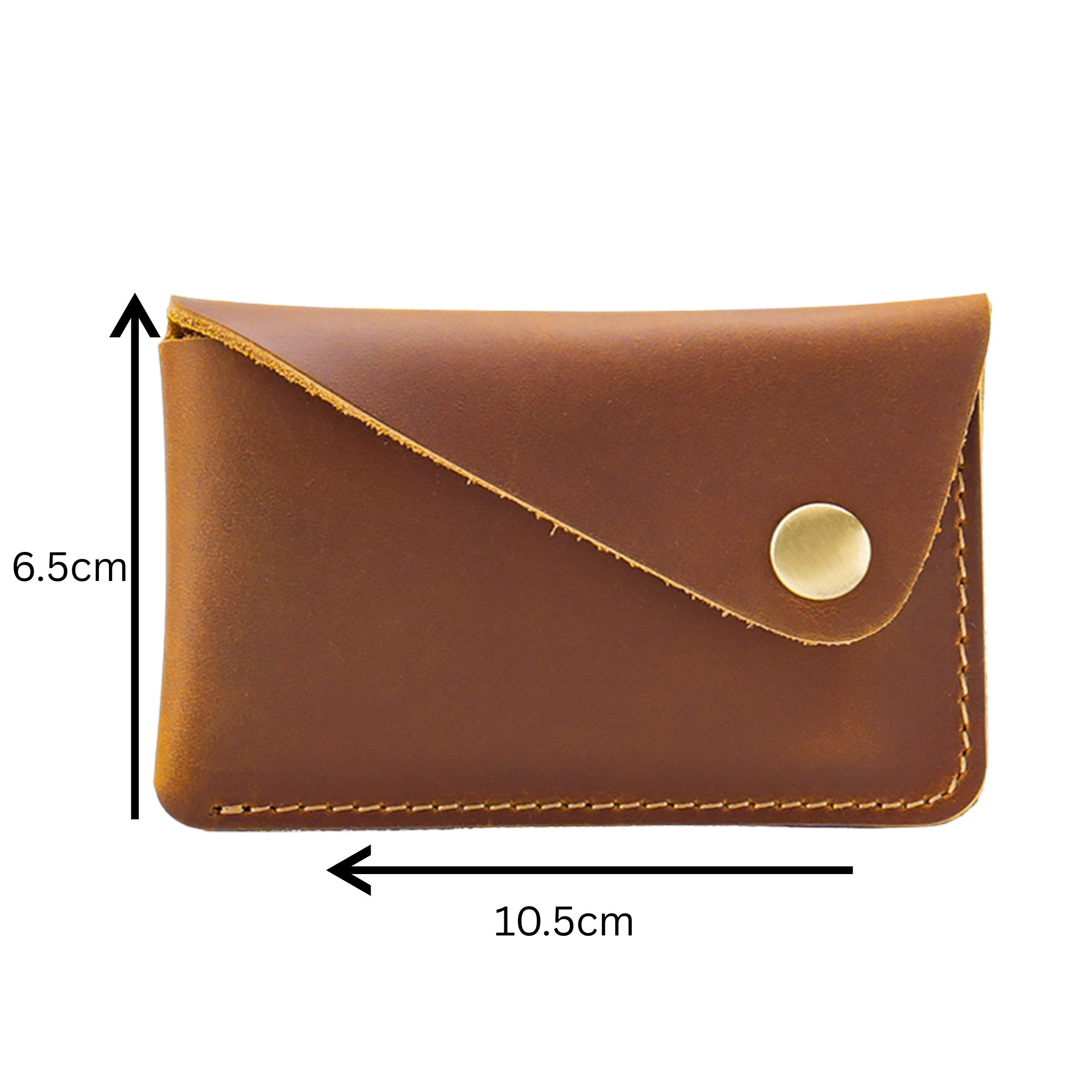 Enclosed Leather Card Holder