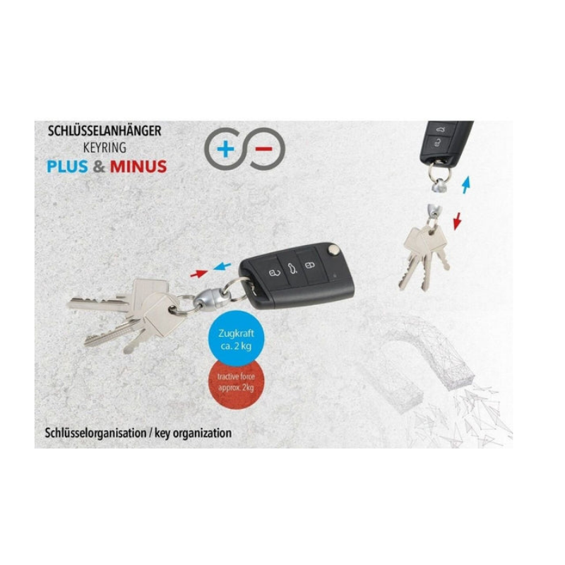 Troika Plus Minus Quick-release Magnetic Keyring Accessory