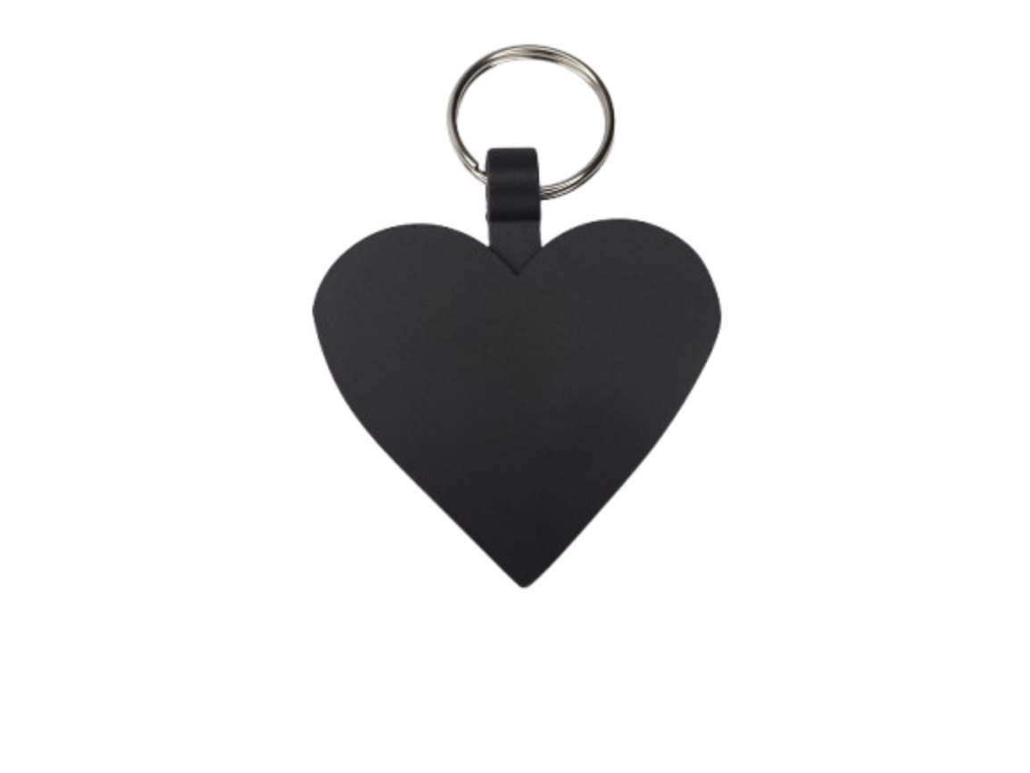 Matte Coloured Heart Pet Tags