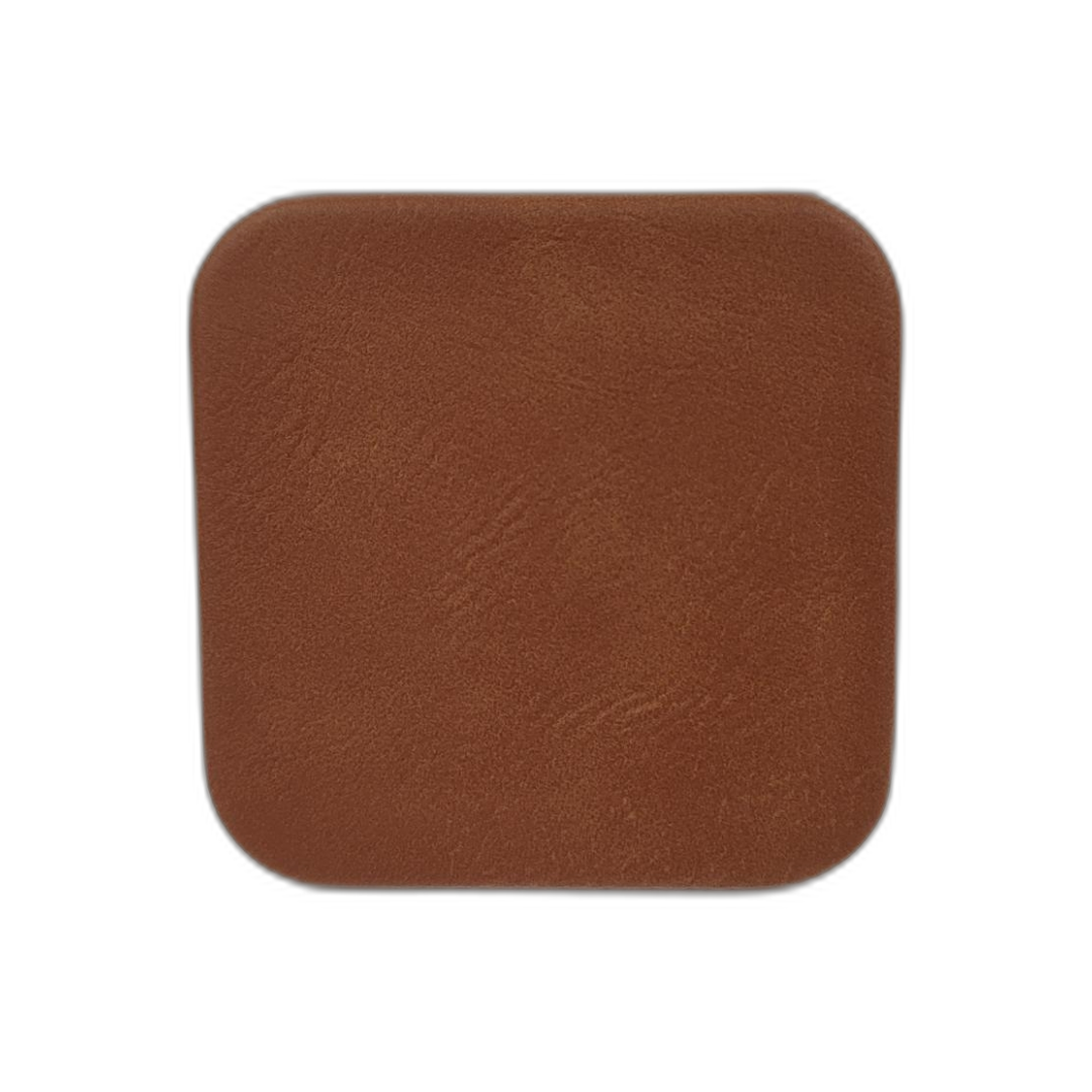 Faux Leather Engraved Fridge Magnet Set