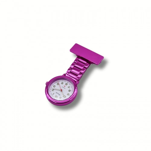 Pink Anodised Nurse Watch