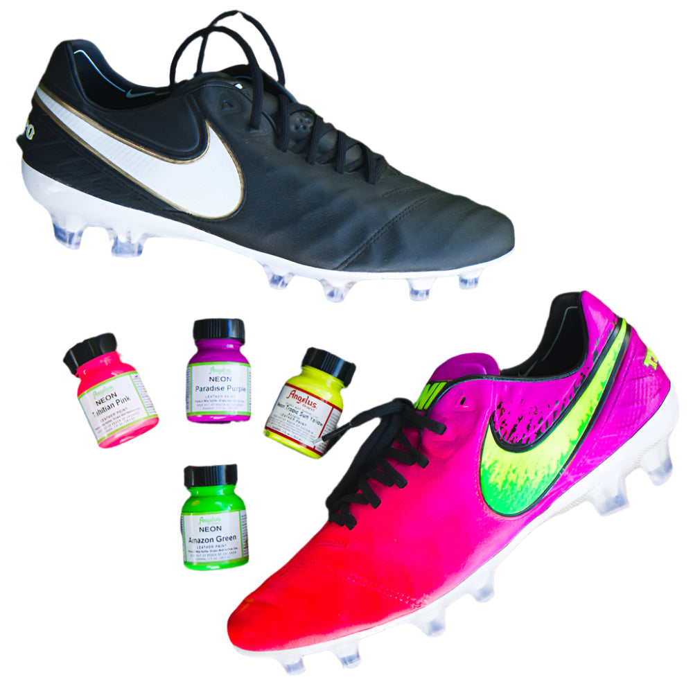 Customise and transform your shoes with mister minit's recolouring services and products. Add unique colour and designs to your favourite shoes with our shoe paint