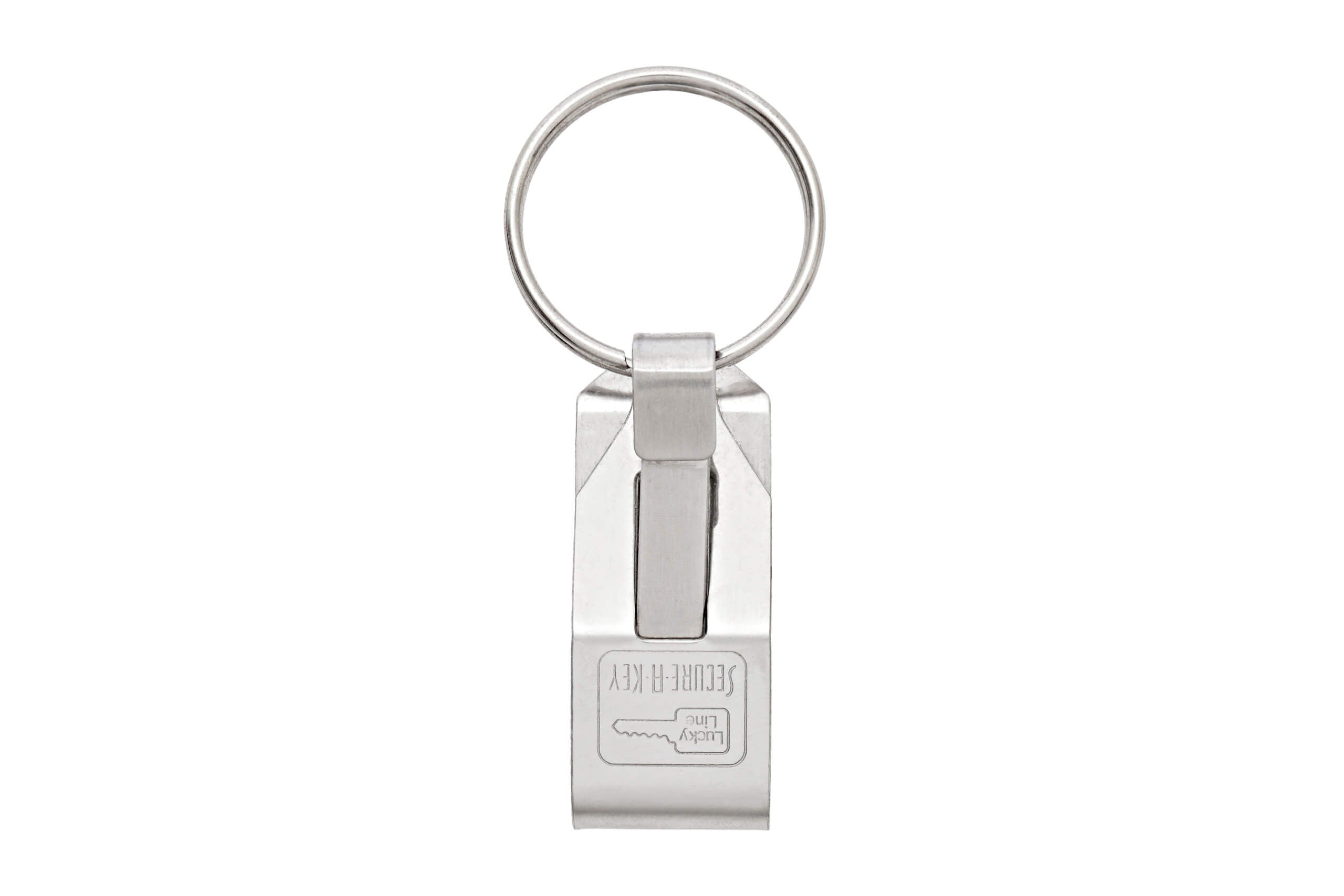 Belt Hook Key Clip Chrome Keyring Accessory