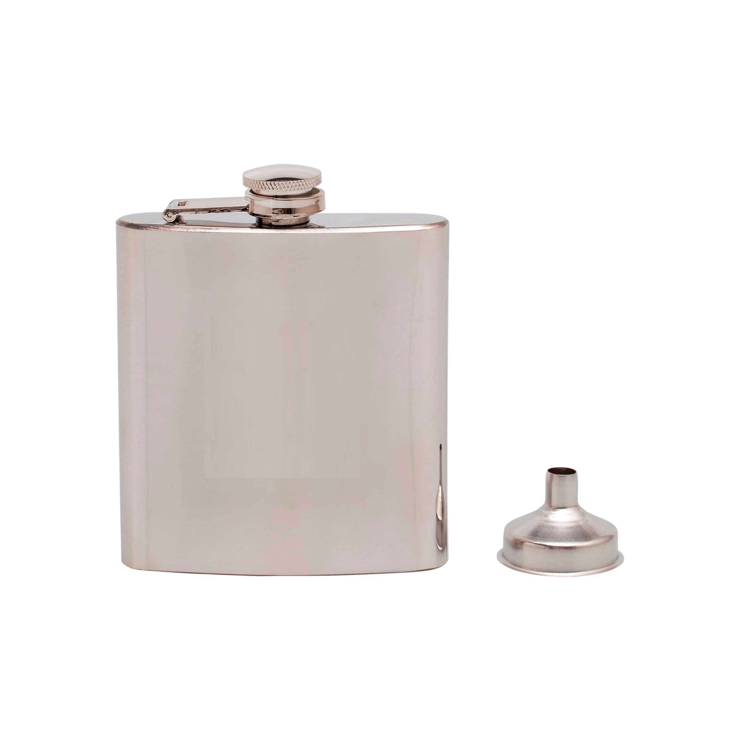 Hip Flask High Polished 6Oz - Add Personalisation