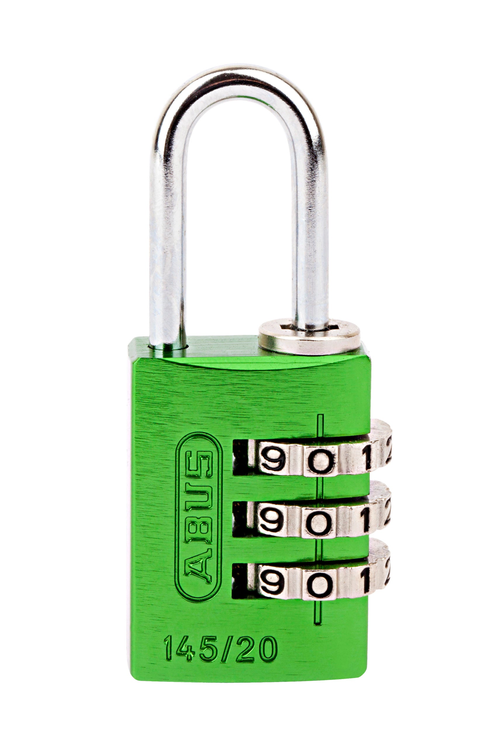 20mm Aluminium Combination Green ABUS Padlock