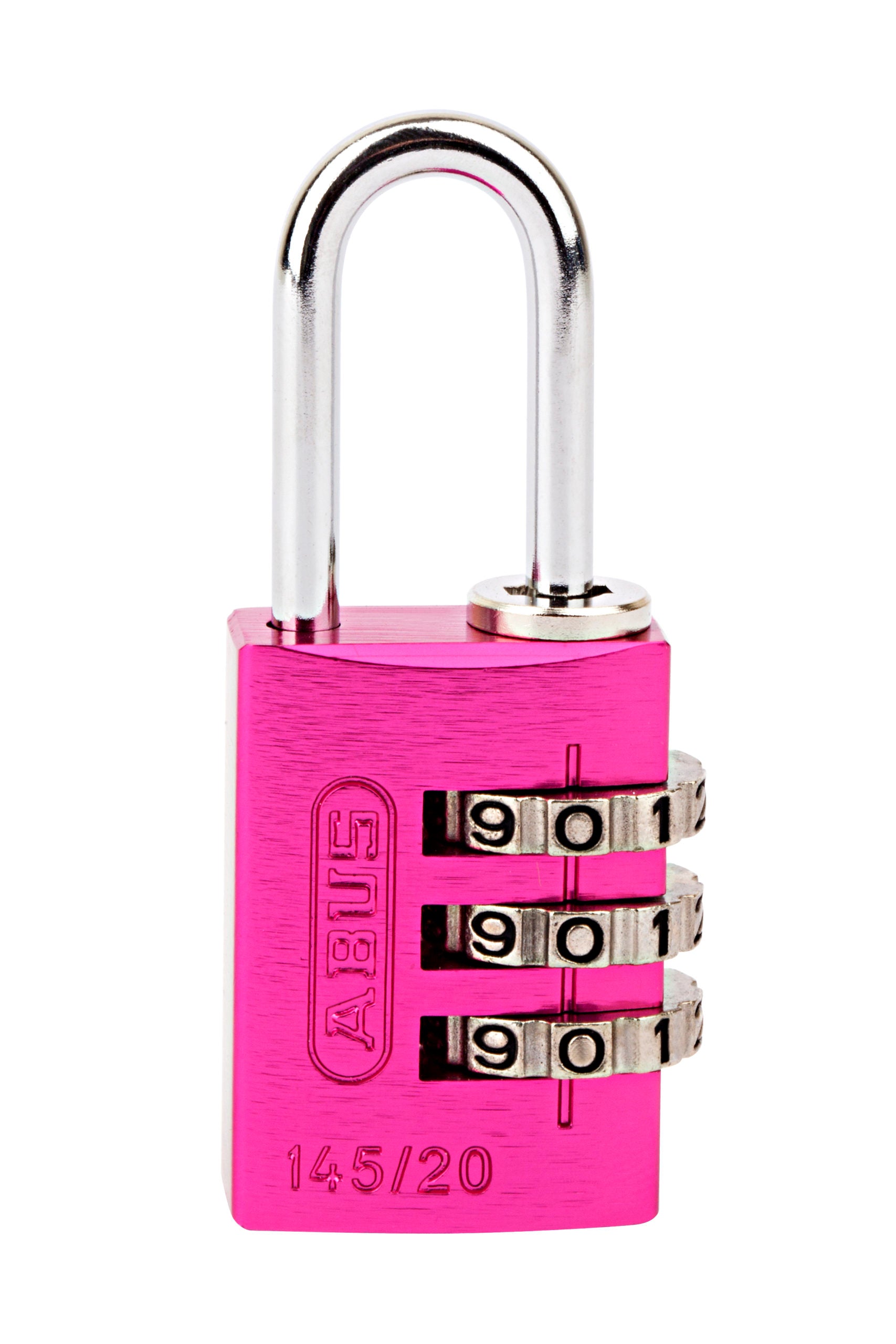 20mm Aluminium Combination Pink ABUS Padlock
