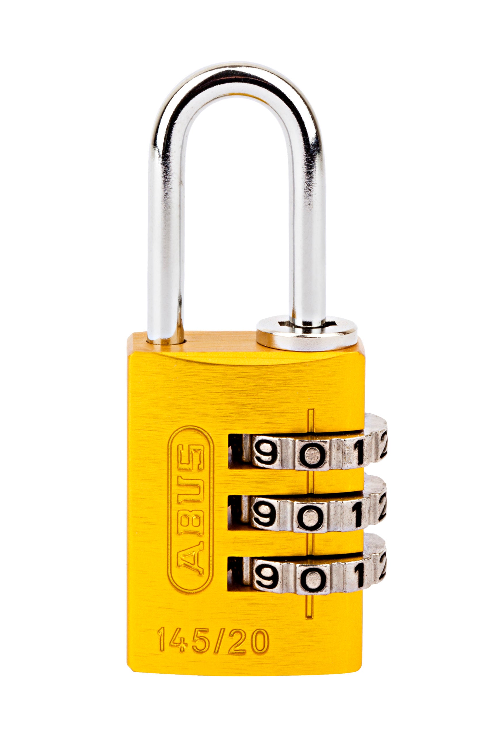 20mm Aluminium Combination Yellow ABUS Padlock