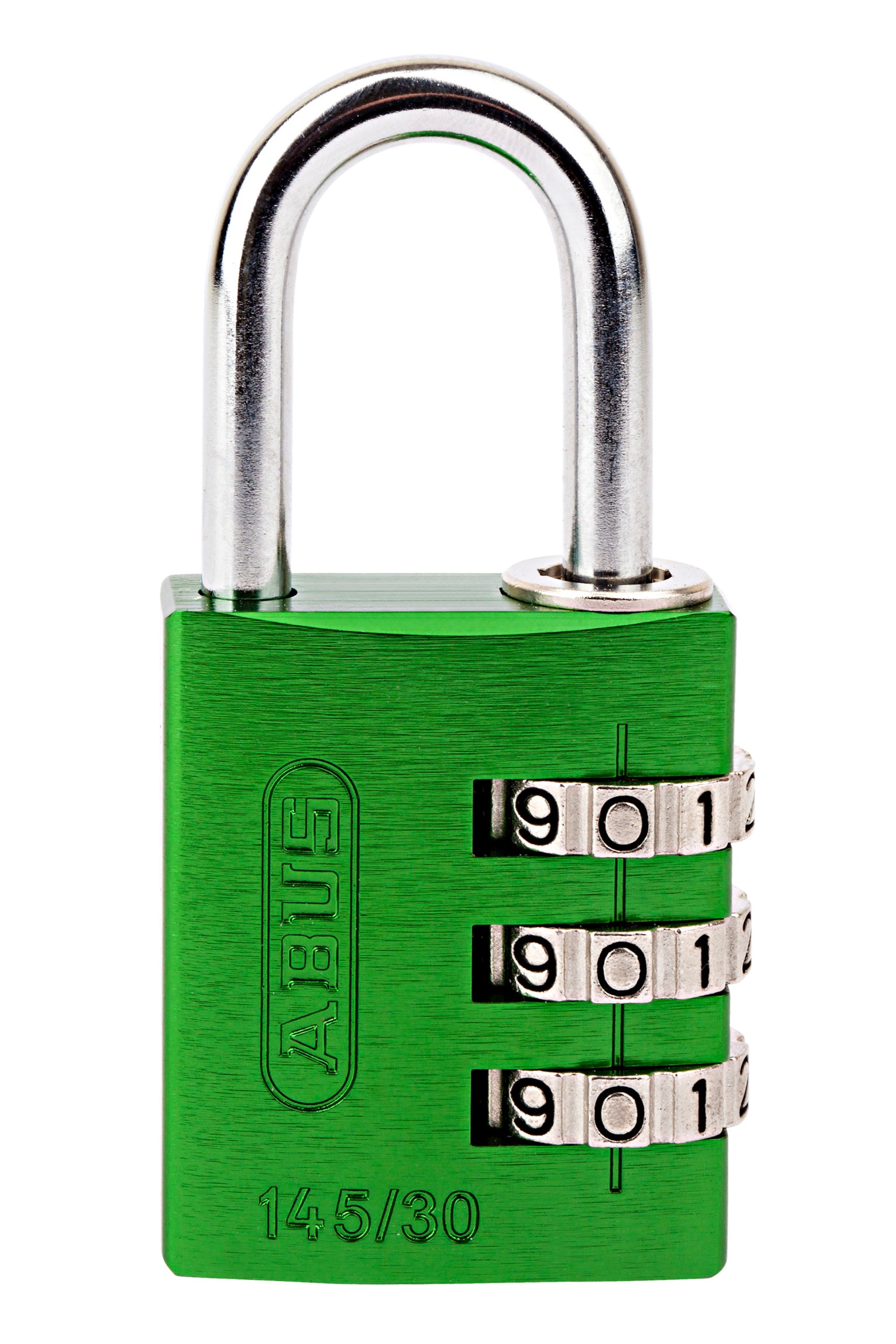 30mm Aluminium Combination Green ABUS Padlock