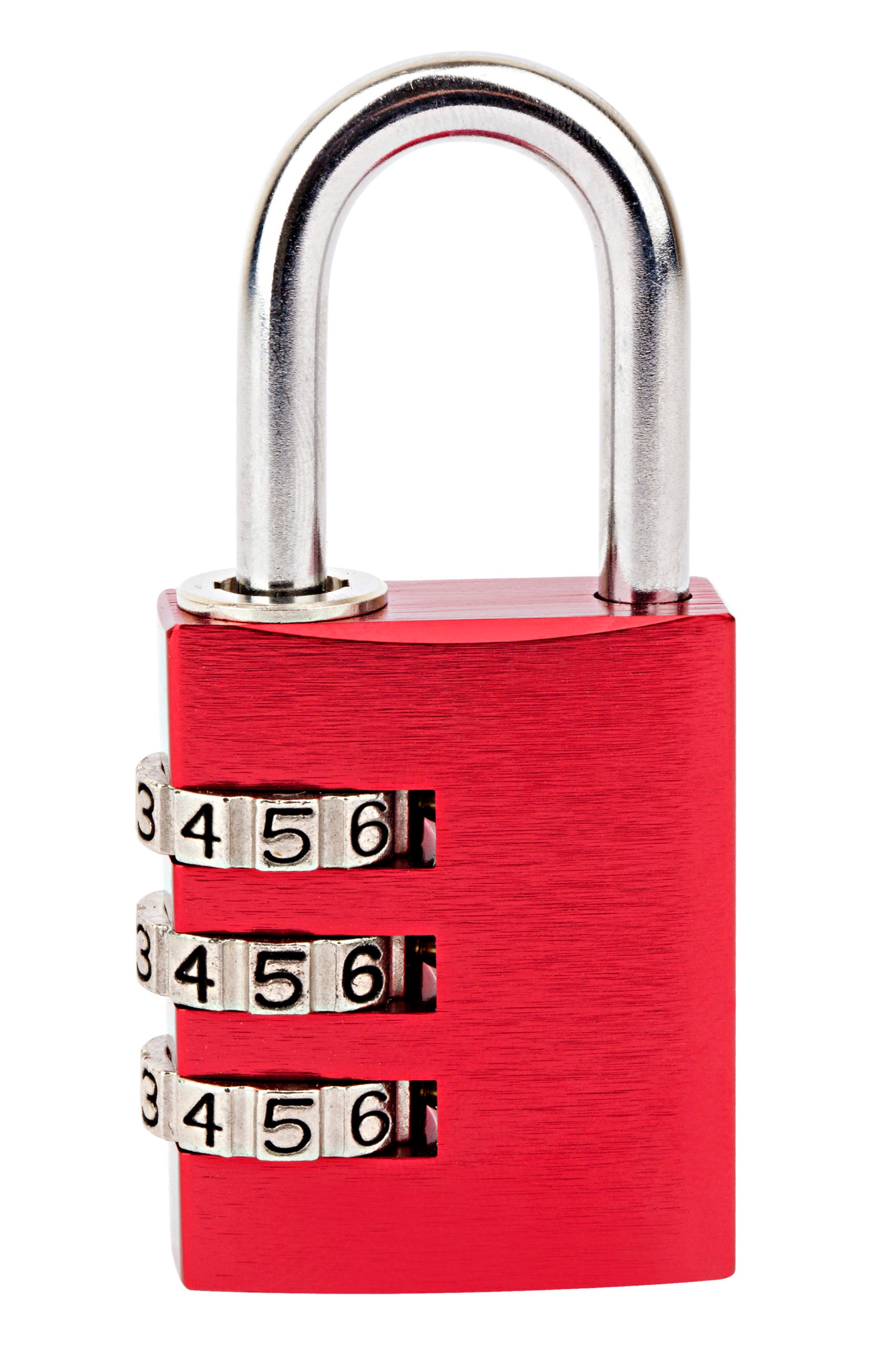 30mm Aluminium Combination Red ABUS Padlock