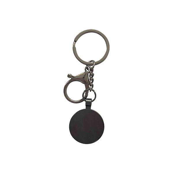 Mister Minit Gun Metal Circle Keyring