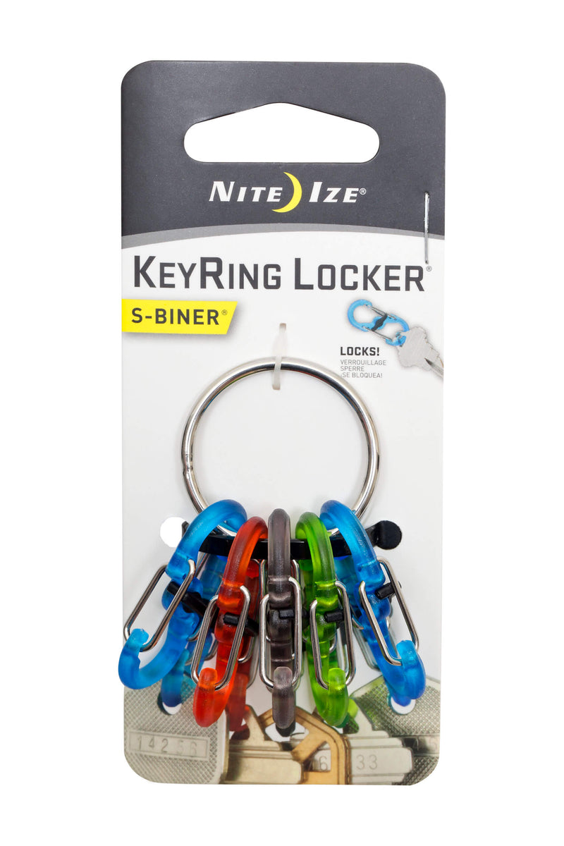 S-Biner Nite-Ize Key Ring Locker Microlocks