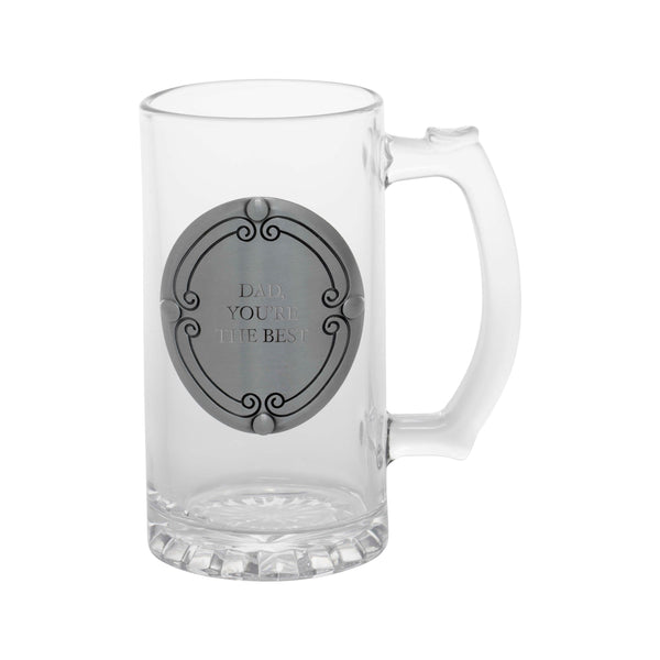 Glass Beer Tankard 380ml - Add Engraving