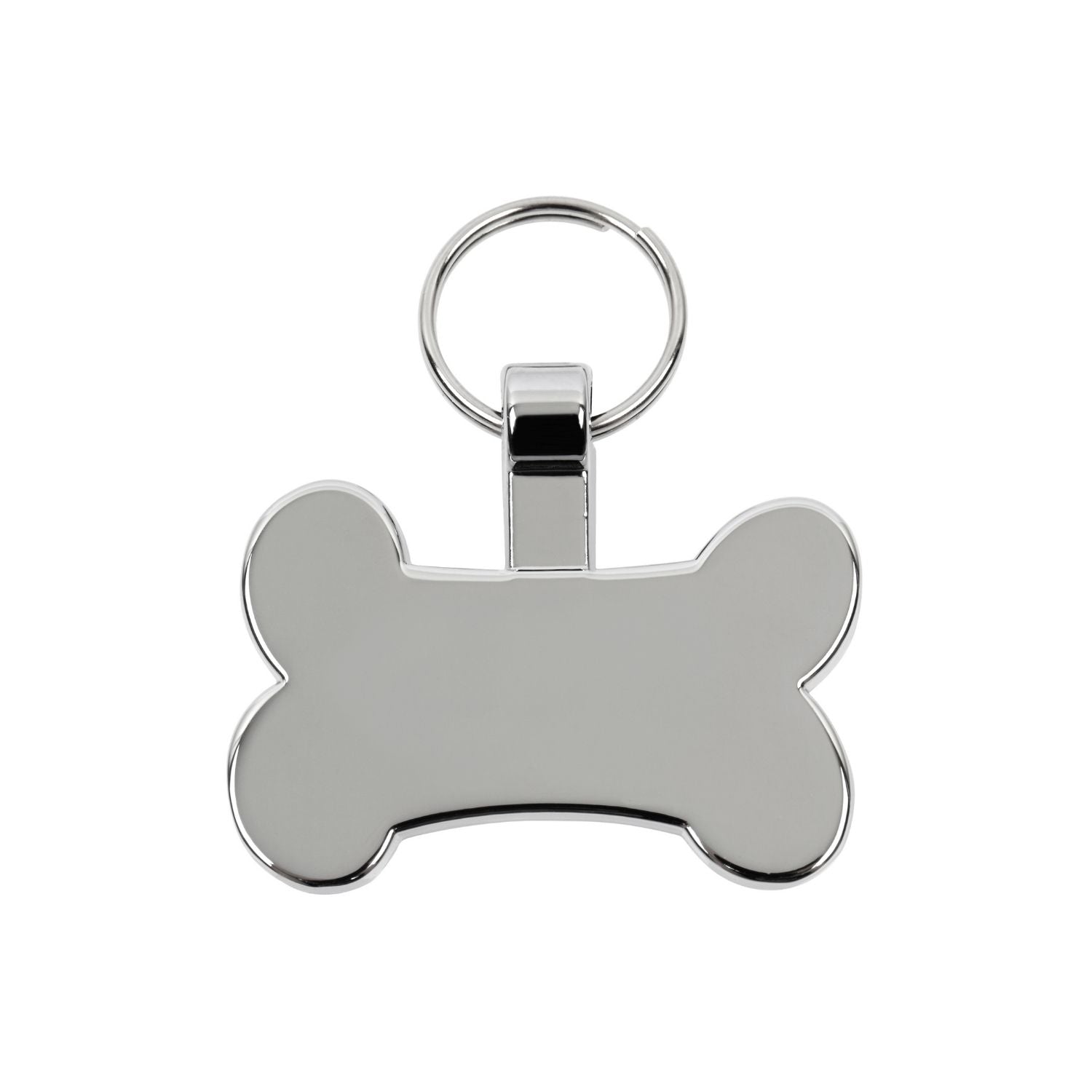 Orange Dog Bone Pet Tag