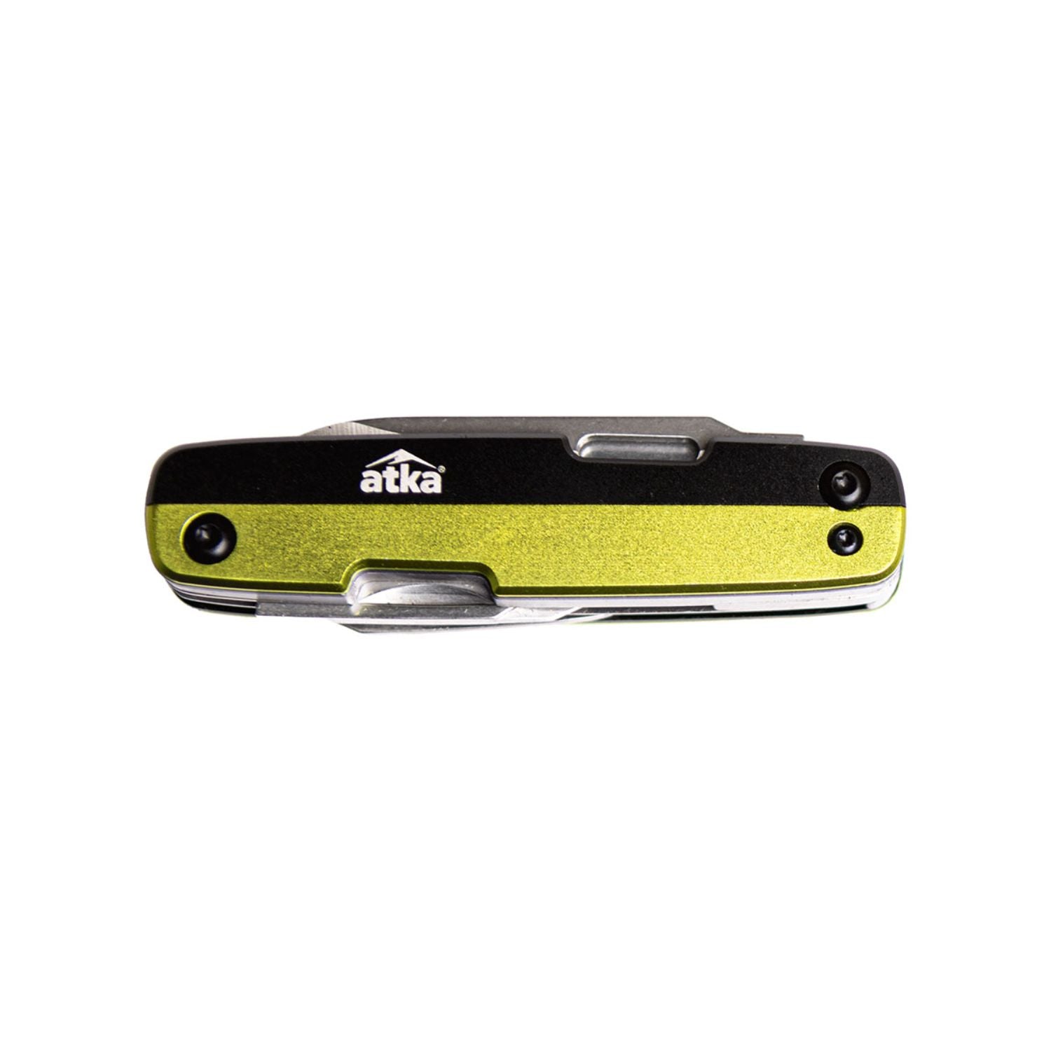 Green and Black ATKA Multipurpose Tool with Knife
