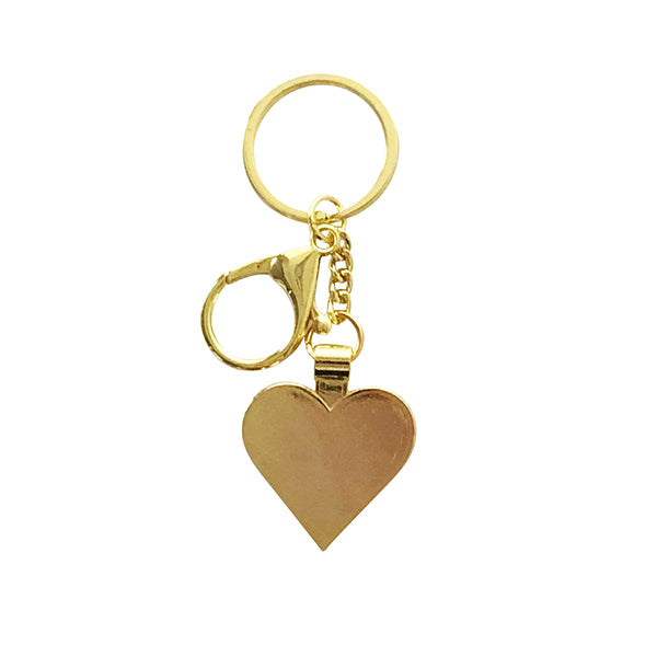 Polished Heart Keyring