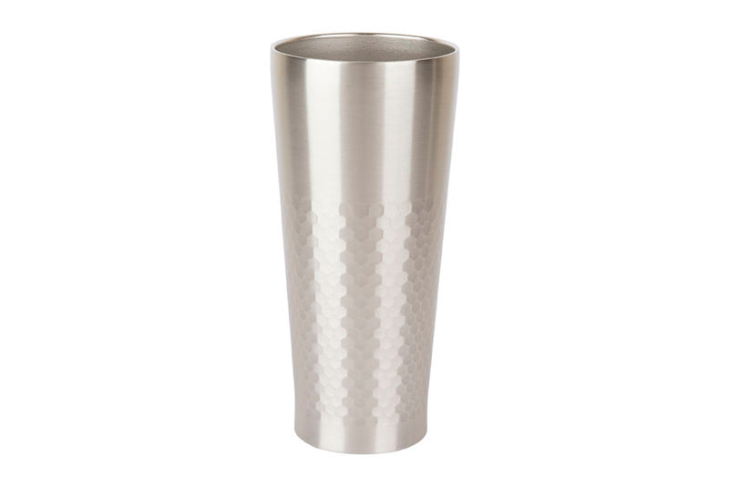 Hammered Finish Stainless Steel Tall Cup