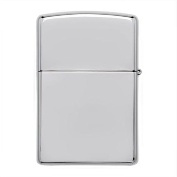 High Polish Chrome Windproof Lighter
