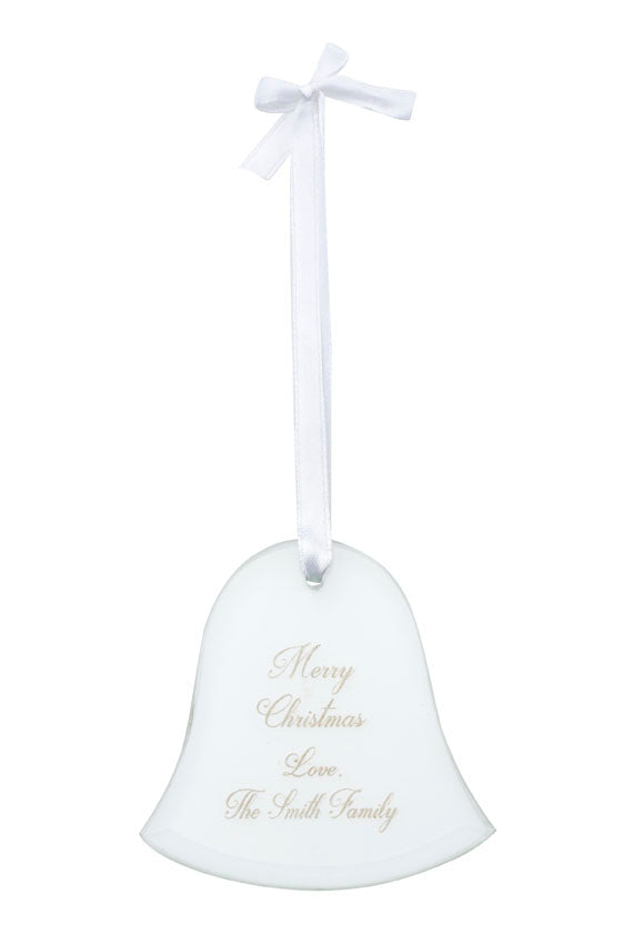 Glass Bell Christmas Keepsake