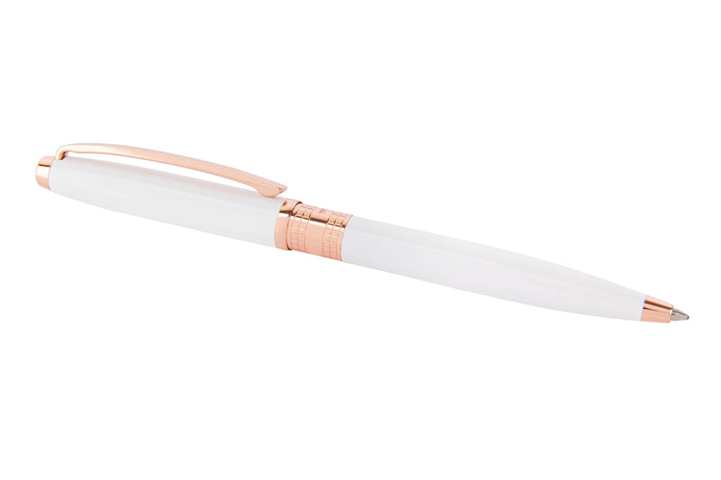 Rose Gold & White Pen - Add Personalisation
