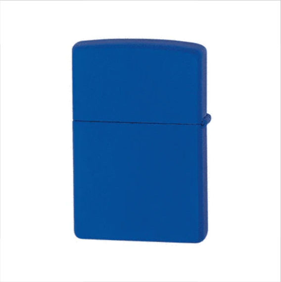 Matte Royal Blue Zippo Windproof Lighter - Add Engraving