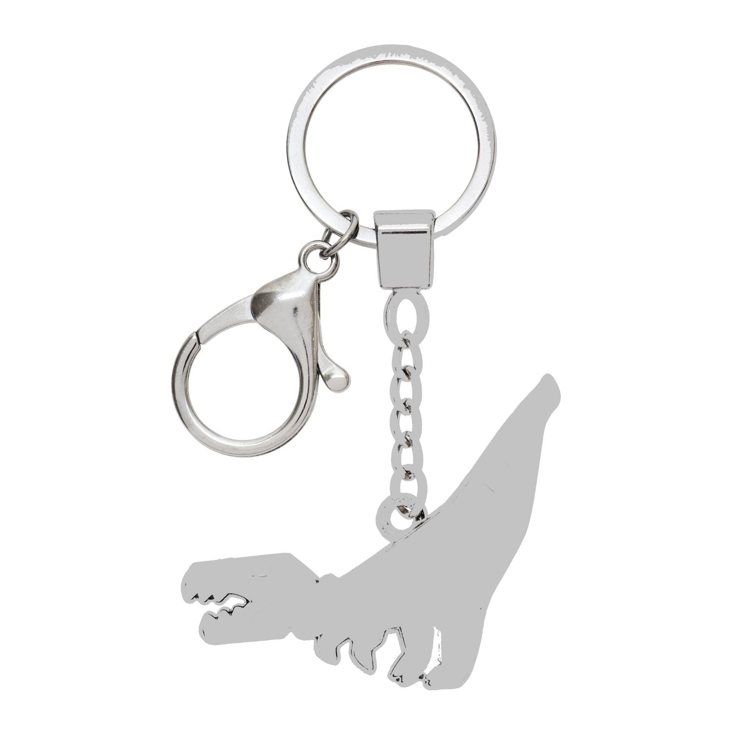 Mister Minit Geometric Dinosaur Keyring Rear
