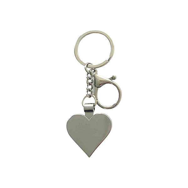 Polished Heart Keyring