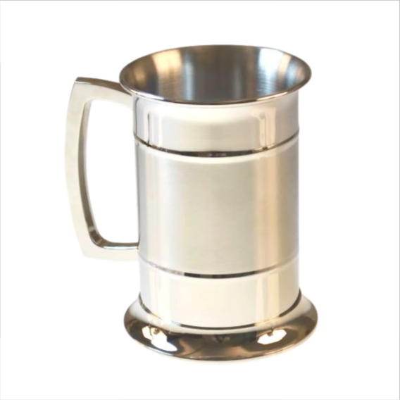 Tankard Two Tone - Stainless Steel - Personalized Gift For Milestones