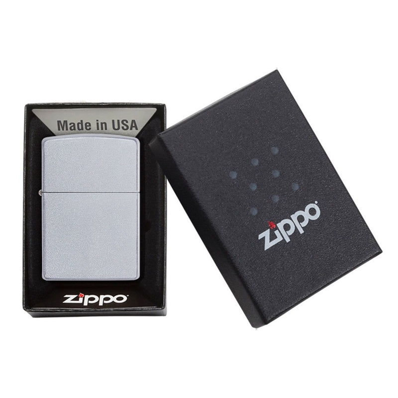 Zippo Satin Chrome Lighter 2