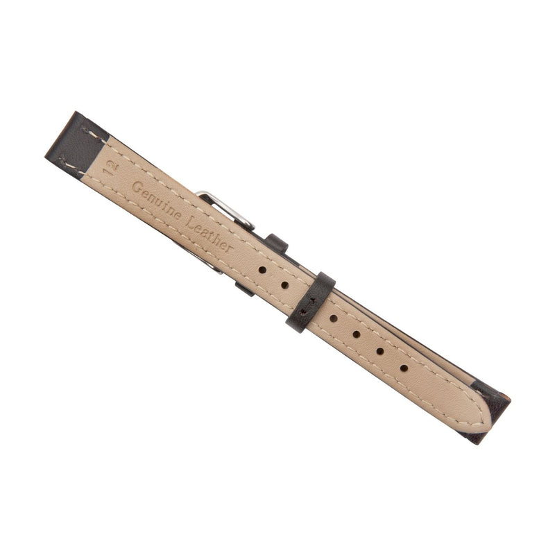 Black Calf Leather Watch Band