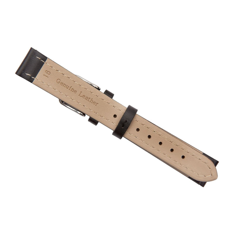 Black Calf Leather Watch Band