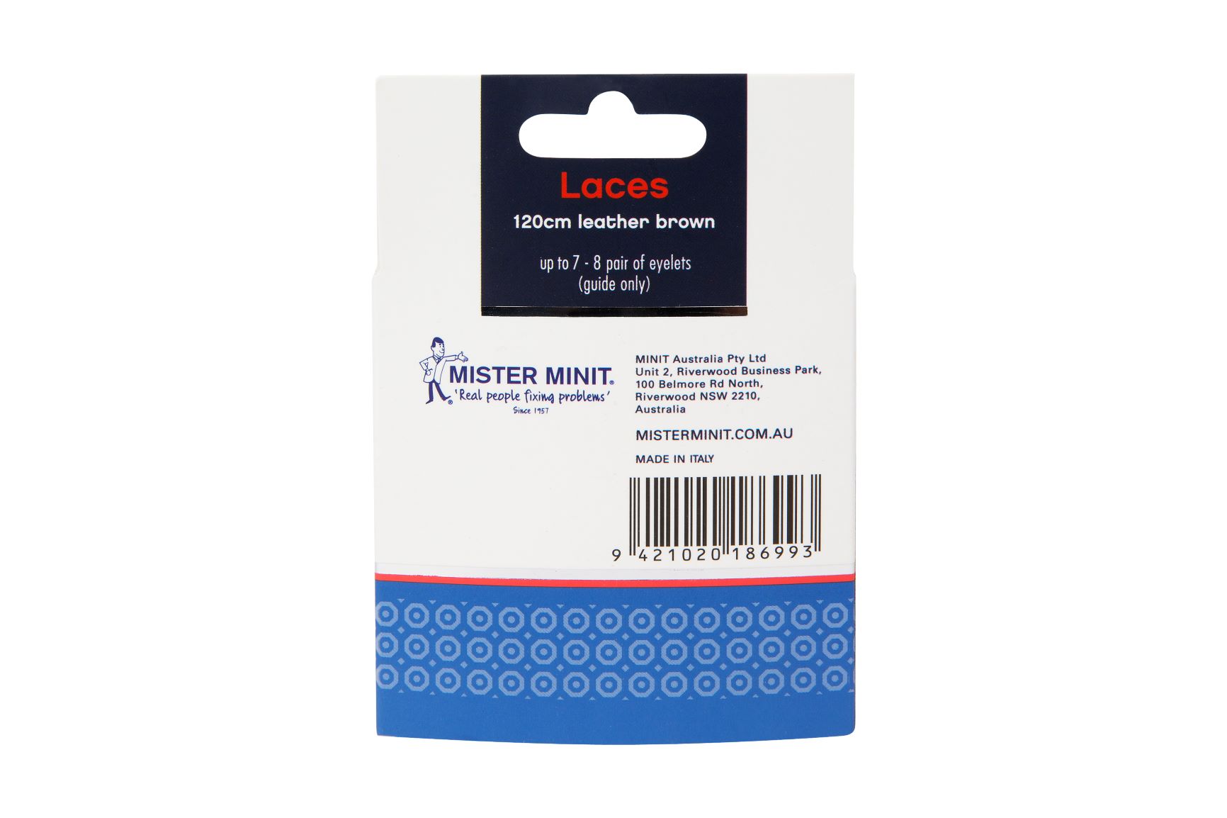 120cm Leather Brown Laces