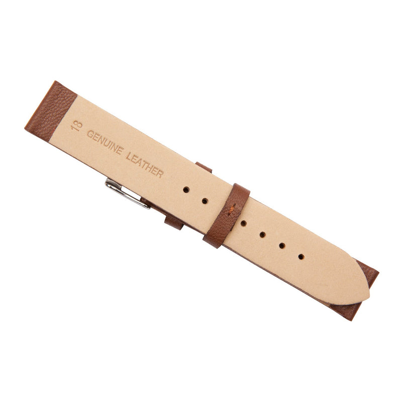 brown lambskin leather watch band 18mm 2510918 2
