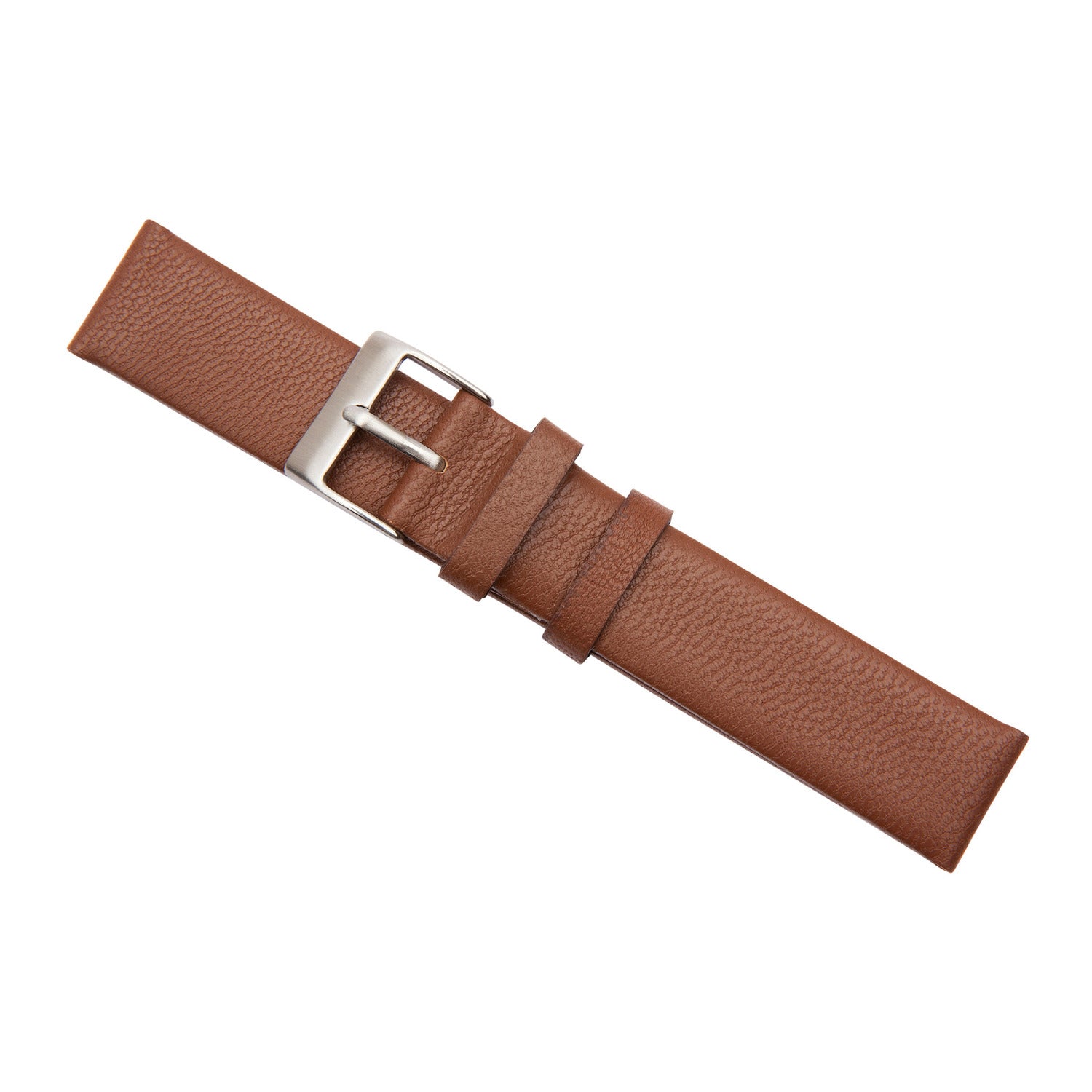 Brown Lambskin Leather Watch Band