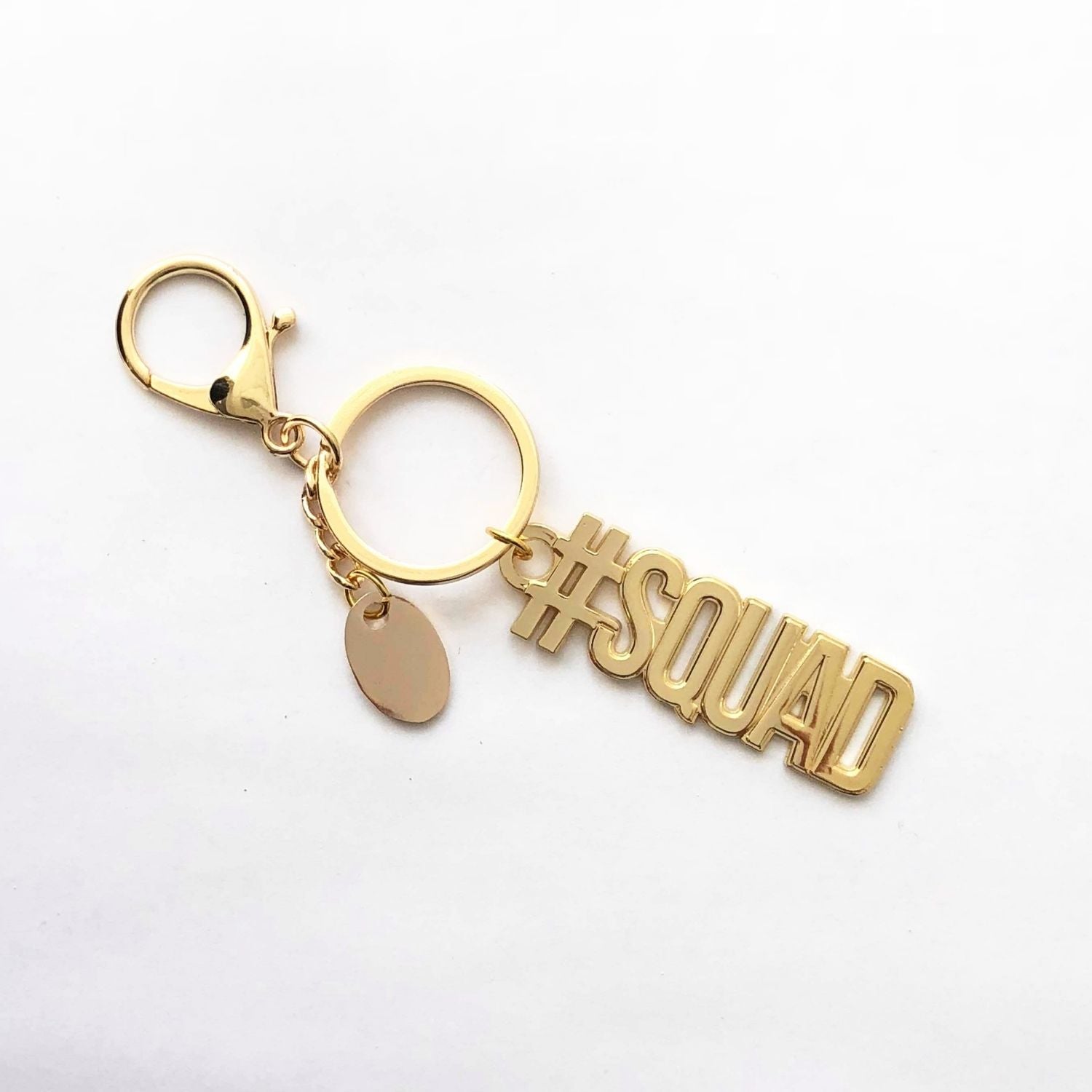 #Squad Gold Keyring
