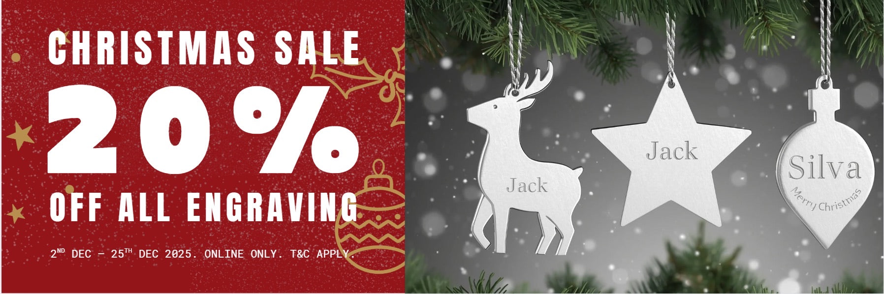 Christmas Engraving Sale