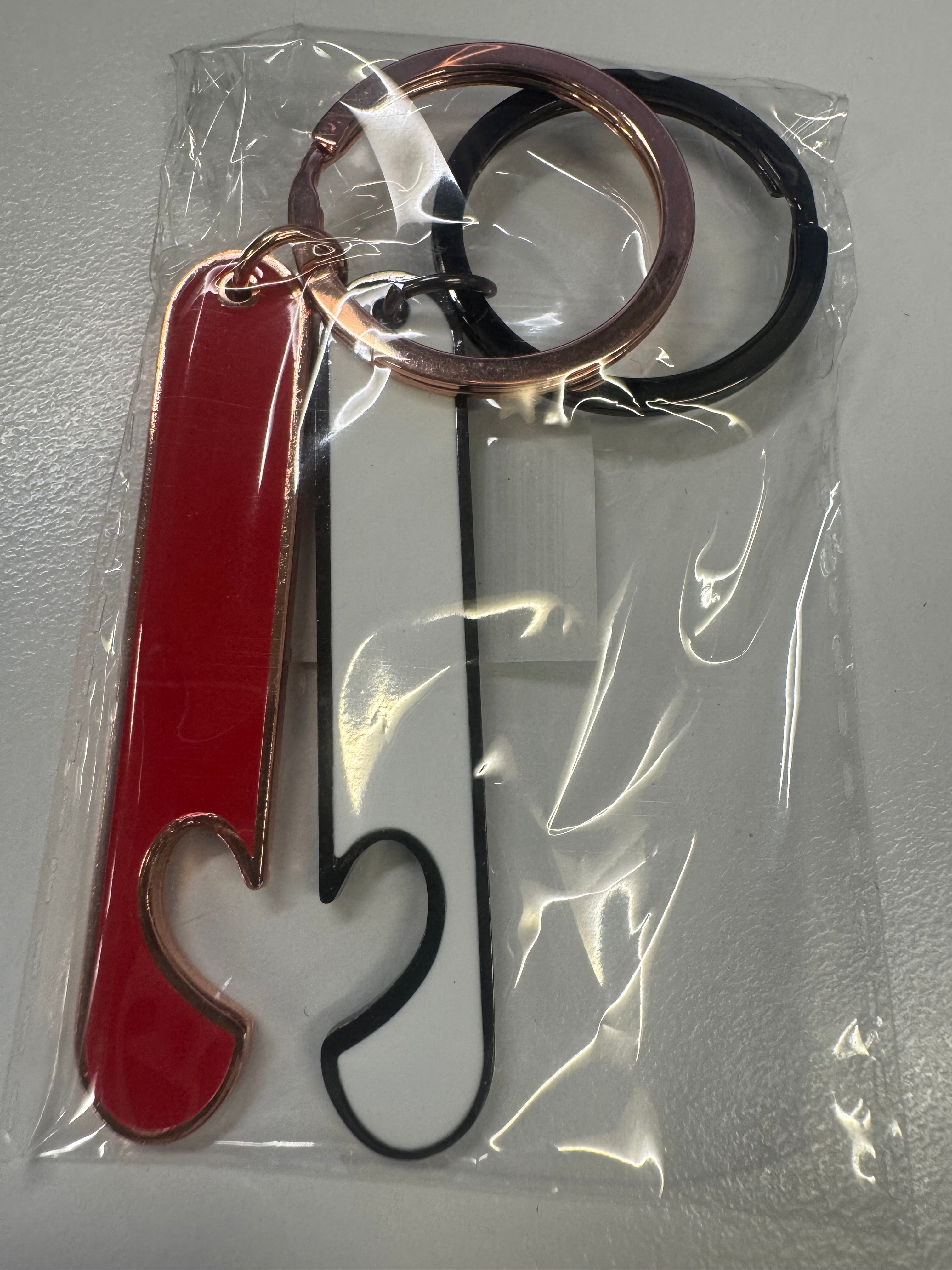 His & Her's Bottle Opener Keyring