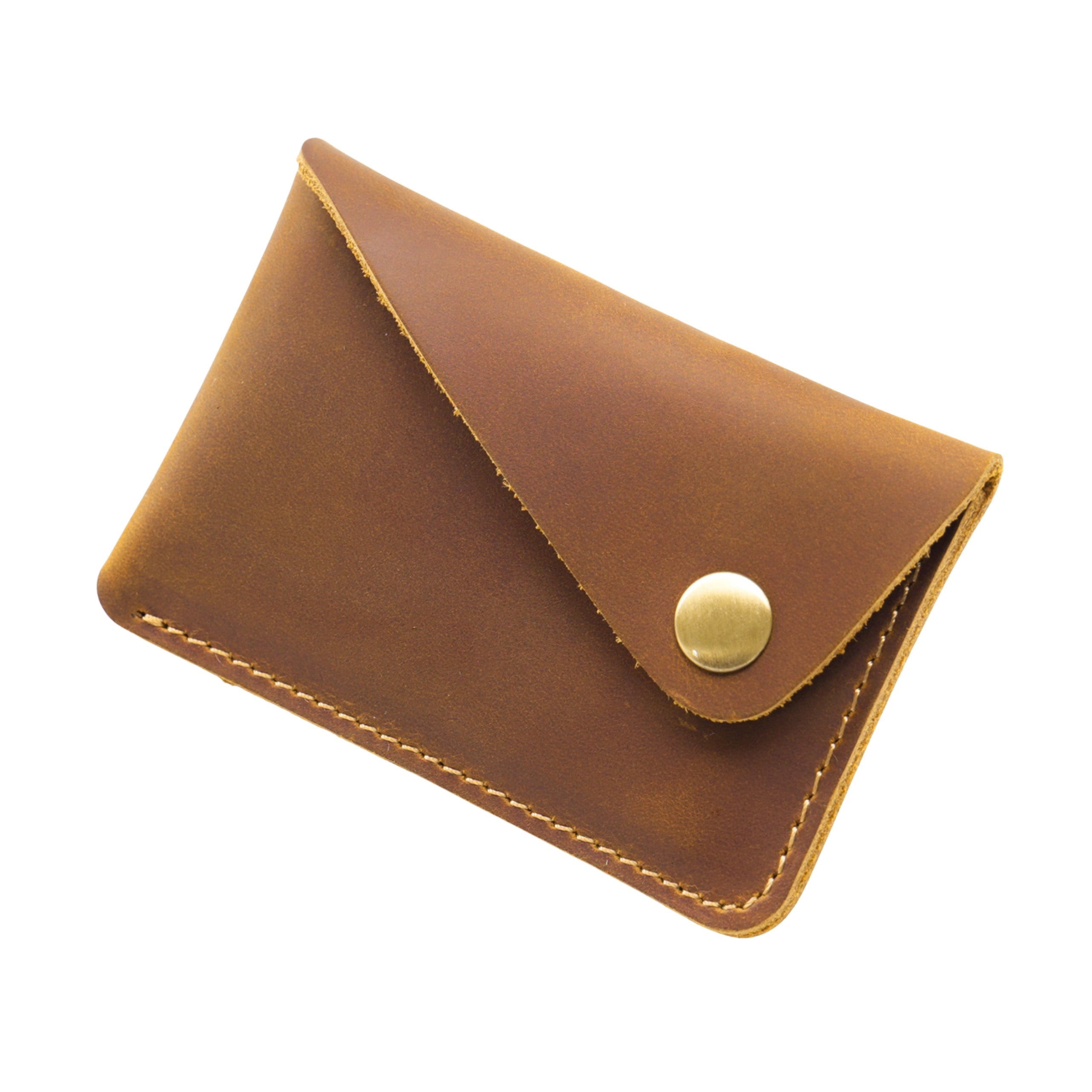 Enclosed Leather Card Holder