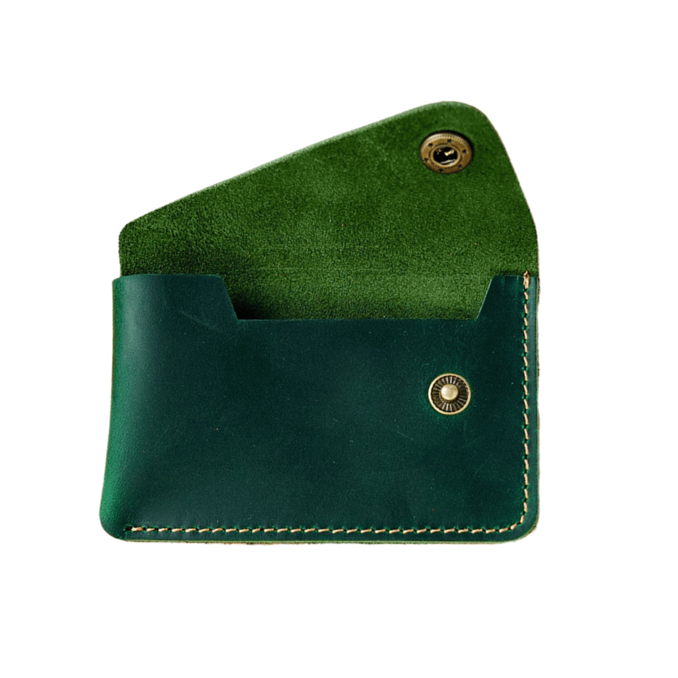 Enclosed Leather Card Holder