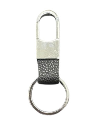 Black Leather Style Keyring Accessory Keyring Accessory