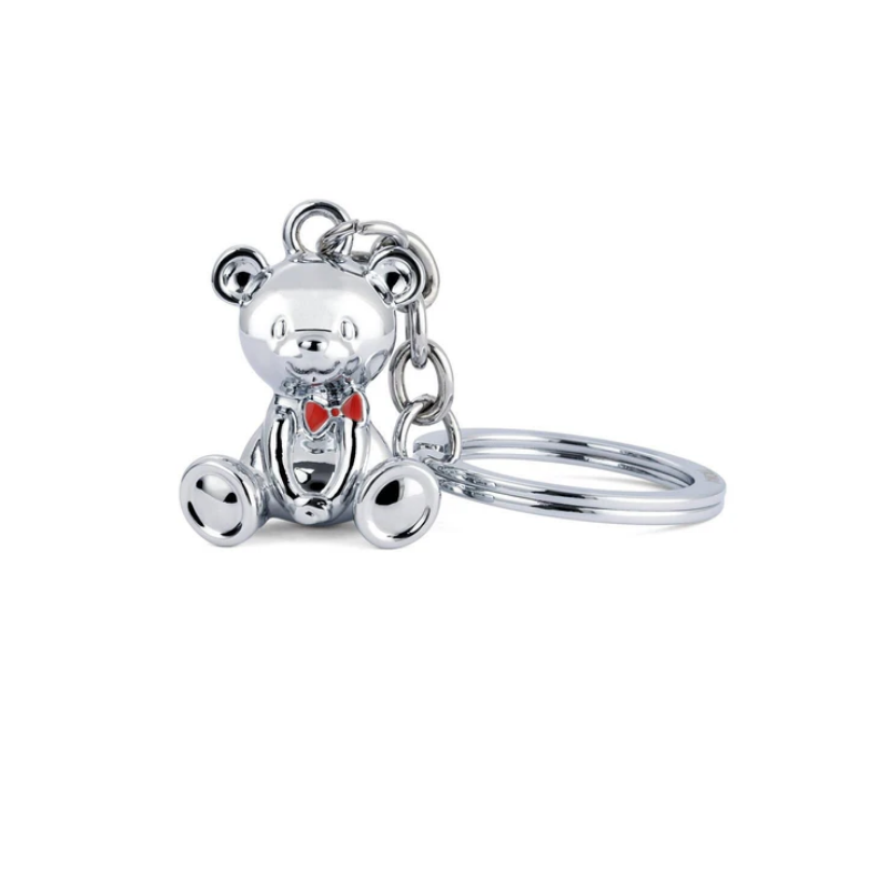 3D Teddy Bear Keyring