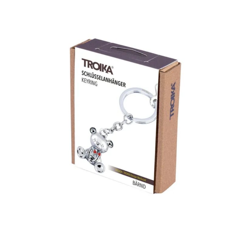 3D Teddy Bear Keyring