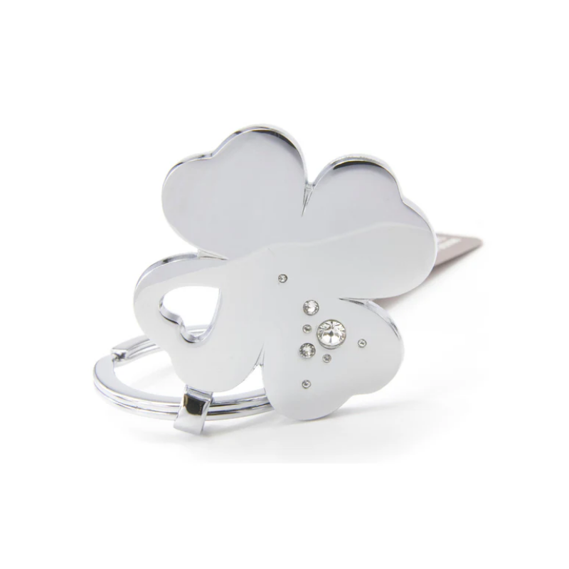 Best Friend Clovers With Swarovski Crystals Keyring
