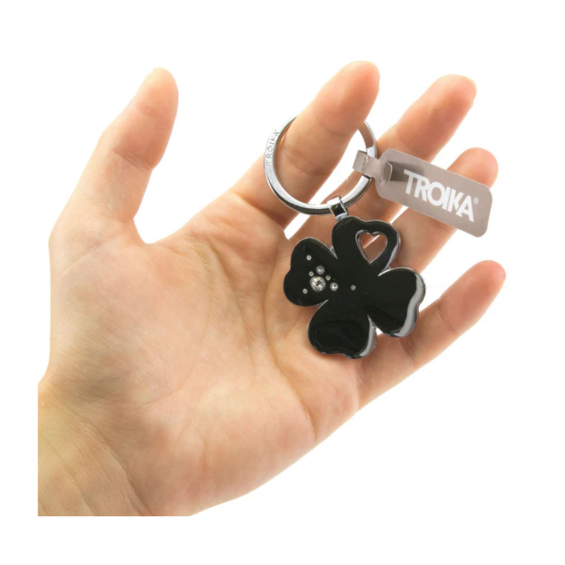Best Friend Clovers With Swarovski Crystals Keyring