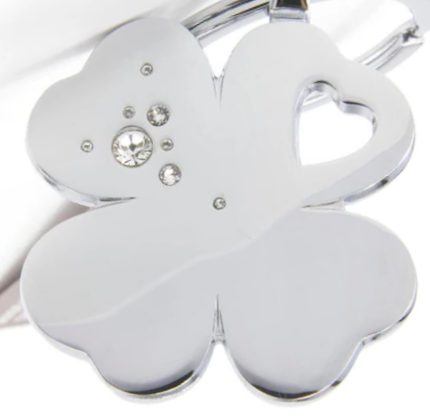Best Friend Clovers With Swarovski Crystals Keyring