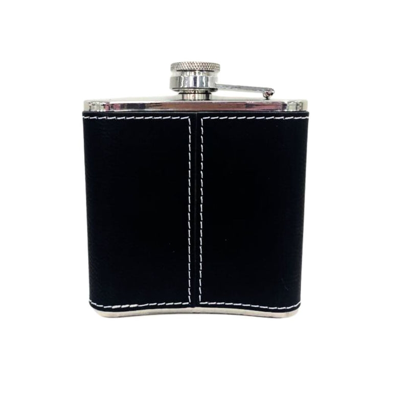 Faux Leather Hipflask 6oz