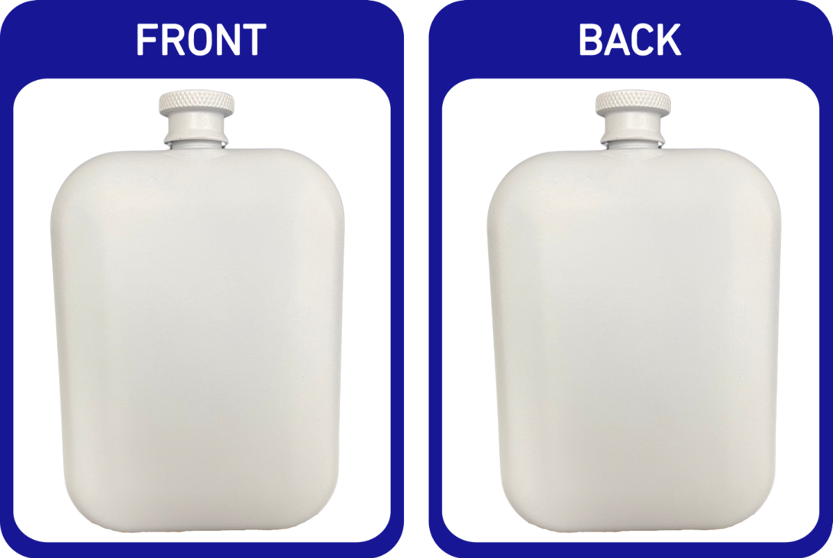 Matte Coloured Hip Flasks